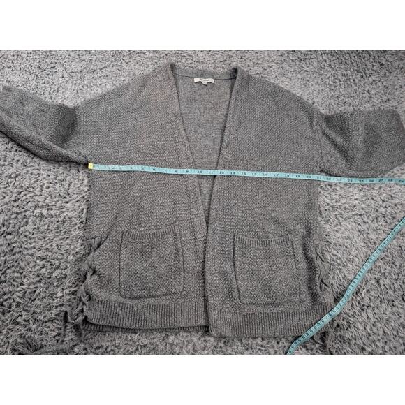 Madewell Sweater Women Extra Small Gray Classiccore Cardigan Casual Chunky Knit - Picture 4 of 7
